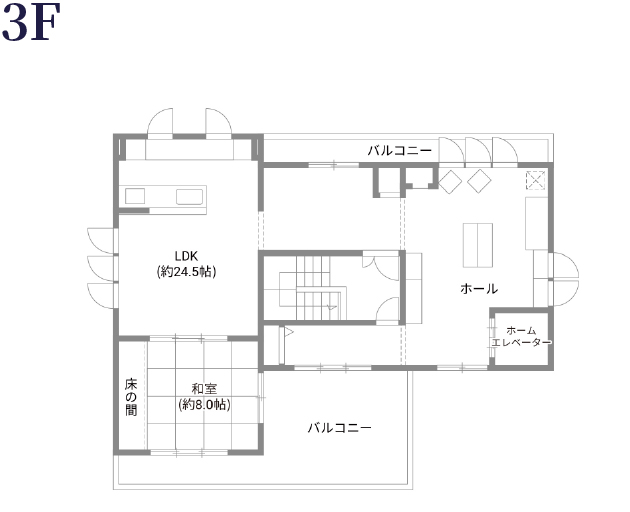間取り 3F